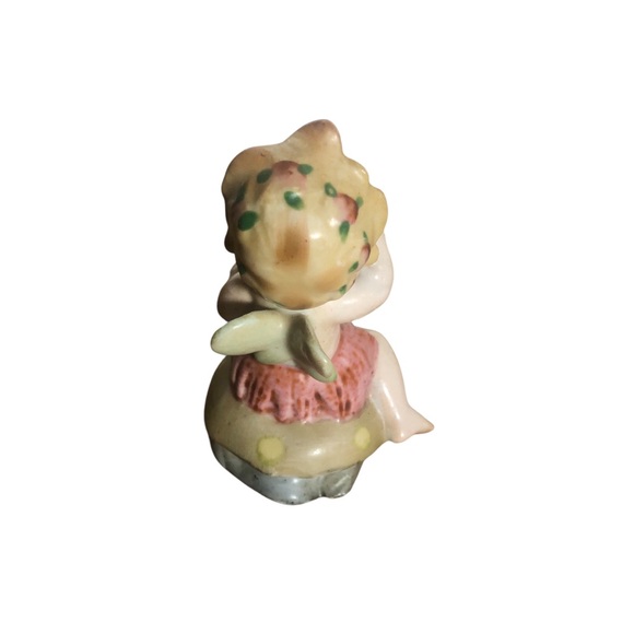 Vintage JAPAN porcelain fairy pixie mushroom figurine - Picture 3 of 4